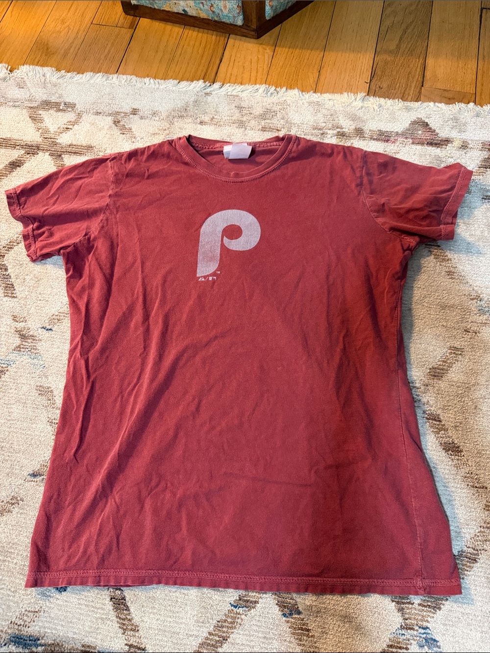 Majestic Maroon Graphic Logo Tee